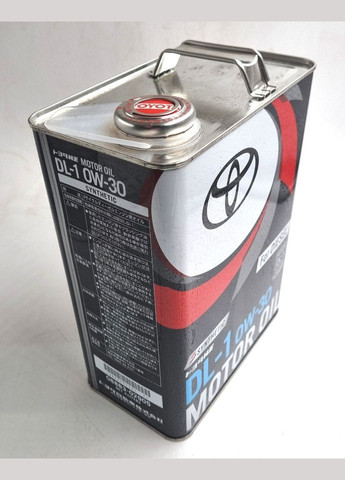 Оригинальная синтетическая моторная смазка Тойота Дизель DL1 0W-30 (Япония) 4l Toyota (345740528)