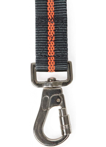 Поводок-перестежка Leash 3.5 см/180 см Серо-оранжевый (PWL010-432-2027) Dexas (364751603)