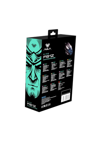Мышка F812 USB Black (6948391213132) Aula (296480757)