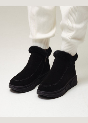 Черевики на платформі замша хутро Guero (302209570)