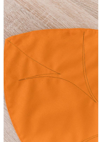 Подтарельник Лист терракот 35х45 см для сервировки стола текстильный декор ProDobro (369378104)