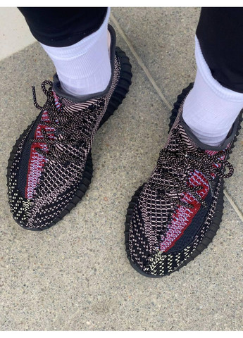 Чорні Осінні кросівки чоловічі adidas yeezy boost 350 v2 holiday адідас ізі буст No Brand