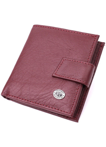 Компактный женский кошелек из натуральной кожи 22674 Бордовый st leather (292920554)