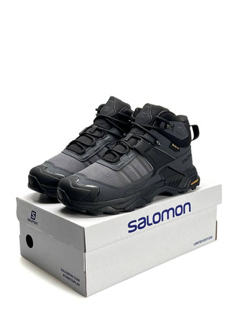 Кросівки чоловічі Salomon No Brand X Ultra 4 Mid Fur Grey Black (366343132)