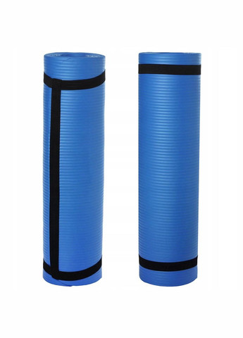 Килимок для йоги та фітнесу PS-4017 NBR Fitness Yoga Mat Plus Blue (180х61х1) Power System (315913519)