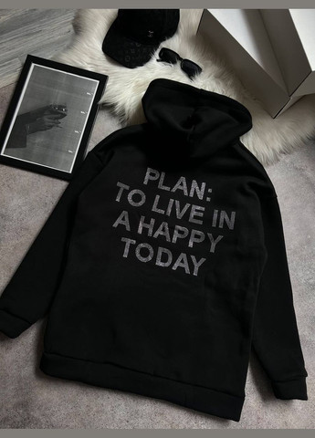 Худі з надписом з камінням No Brand (314886932)