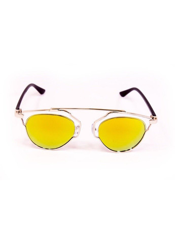 Солнцезащитные зеркальные женские очки 9010-5 BR-S (291984224)