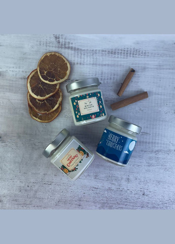 Набір ароматичних свічок (3 шт.) - Marry Christmas 5Candles (322347416)