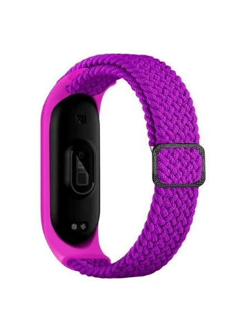 Ремешок Nylon для Mi Band 3/4/5/6/7 антискольжение Smart Watch (370168987)