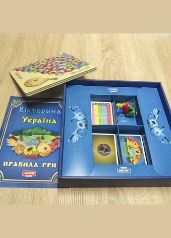 Настільна гра "Вікторина Україна" 0994 розвиваюча гра Artos Games (302385503)