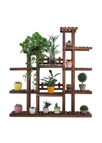 Подставка для цветов из дерева Бордо мокко (ЦВТ-002410) No Brand (328227600)