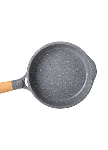 Мраморная алюминиевая сковорода с антипригарным покрытием 1 литр Ø 20 см Серая MGC (360455260)