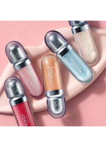 Блиск для губ 3d Hydra Lipgloss 51 Pearly Pink 6.5 мл Kiko Milano (369627698)