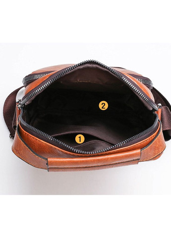 Чоловіча сумка планшетка шкіра темно-коричнева ProDobro (364190597)