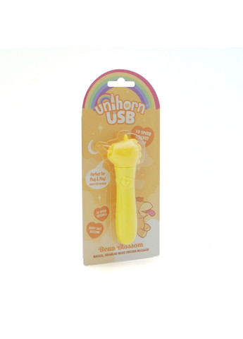 Вібратор-єдиноріжка USB Bullet – Bean Blossom, віброкуля, USB-зарядка, 10 режимів Unihorn (369945647)