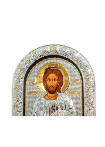 Ікони на весілля Ісус Христос і Богородиця Неустанної Помочі 21,5х16,5см EPZ4-001-8AG-BR/P Вінчальні Ікони Silver Axion (299386728)