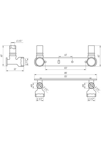 Монтажная планка пресс ITALY AP 492 1/2”х16 APE (338863822)