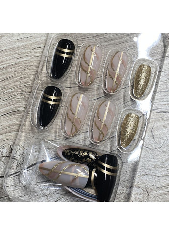 Накладні нігті, набір 24 шт No Brand (372114445)