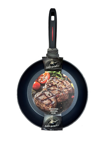 Сковорода 28 см. Black Space IN0028BS Intrendo (368587895)