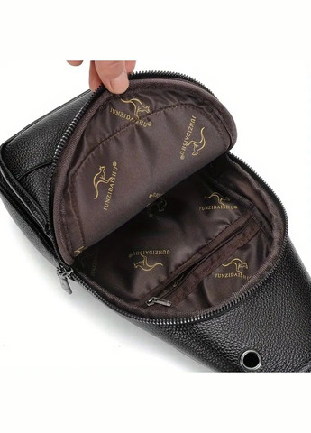 Чоловіча сумка через плече Janzidaishu чорна. Сумка-слінг чоловіча. Jana (335821493)