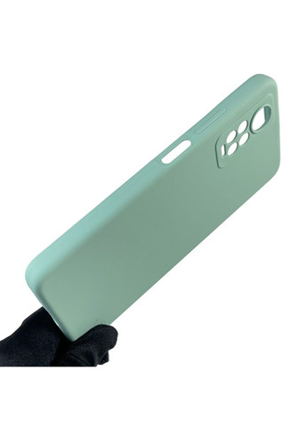 Чехол для Redmi Note 11 Pro 4G силиконовый с микрофиброй на сяоми редми нот 11 про 4г бирюзовый Xiaomi (366390507)