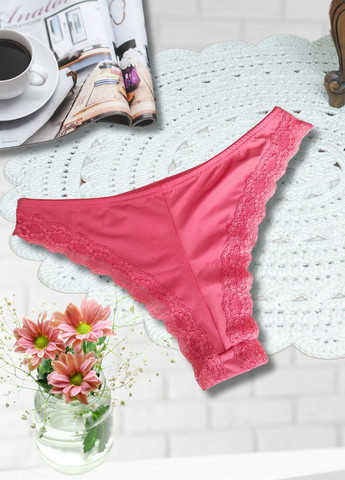 Женские трусики бразилиана с кружевом FS (298807264)