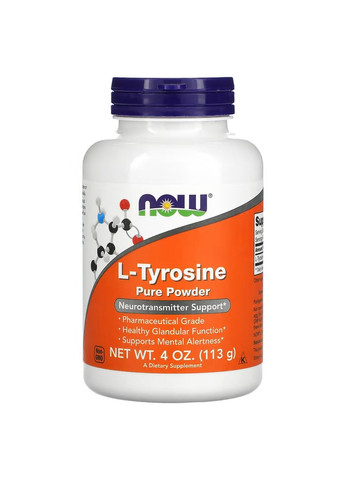Чистый Л Тирозин в порошке L-Tyrosine Powder - 113г Now Foods (278260474)