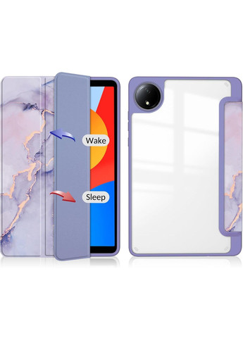Чехол-книга Soft Edge TPU для Xiaomi Redmi Pad SE 8.7 Purple Marble (712577) BeCover (370616867)