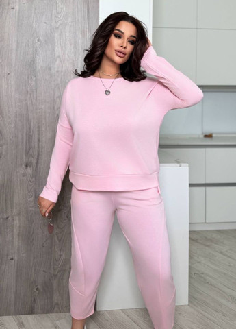 Жіночий однотонний костюм із двунитки Allthings (323196987)