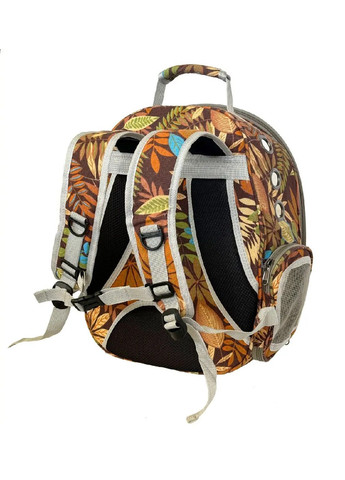 Рюкзак переноска водонепроникна для котів собак з прозорою стінкою вентиляцією 42х31х28 см (477203-Prob) Коричневий Unbranded (295469310)