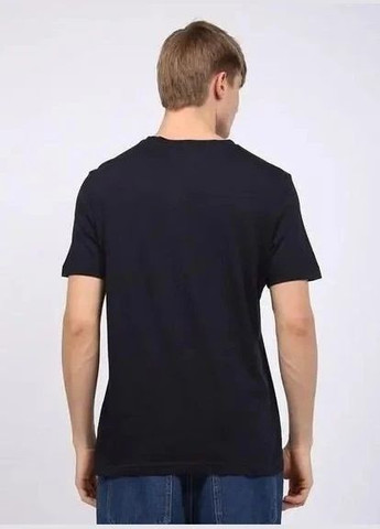 Темно-синяя футболка мужская с коротким рукавом Tommy Hilfiger Stack T-Shirt