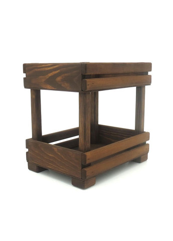 Лоток для овощей и фруктов из дерева Эгплант мокко (ЯХО-001410) No Brand (327847259)