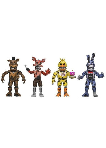 Набор фигурок Five Nights at Freddy's Фредди Фокси Чика Бонни коллекционные аниматроники для детей сувениры Five Nights at Freddy’s (370603372)