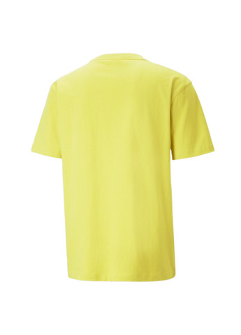 Желтая футболка track meet graphic tee men Puma