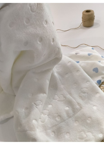 Плед для новонароджених, плюш з рельєфним малюнком та фланель, розмір 77*80 No Brand (370370061)