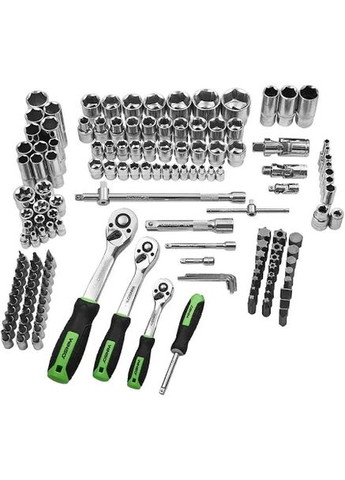 Професійний набір інструментів Pro 1/2", 1/4", 3/8", 72 зубці, CR-V, 150 од. Winso (360875864)