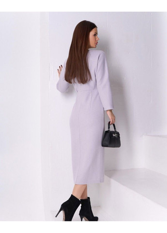 Серое повседневный платья sa-576 серый ISSA PLUS