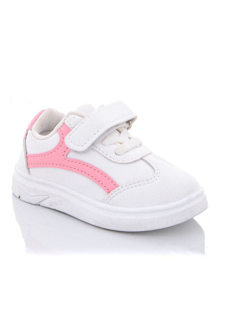 Детские белые всесезонные кроссовки Comfort Baby на липучке