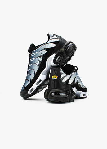 Сірі всесезон кросівки чоловічі і жіночі nike air max tn plus gray black | найк аір макс тн плюс сірі чорні No Brand