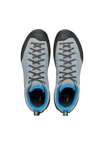 Комбіновані всесезон кросівки crux air сірий-блакитний Scarpa