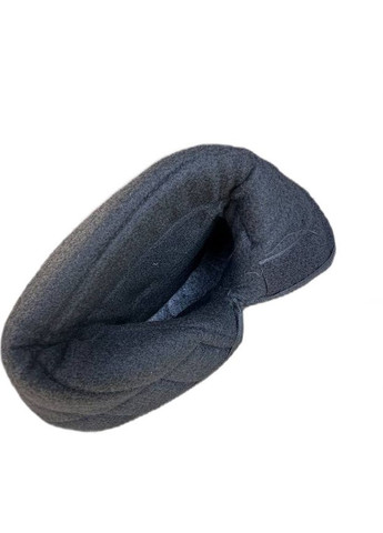 Черные женские черные дутики полусапоги липучка Olimp на липучке