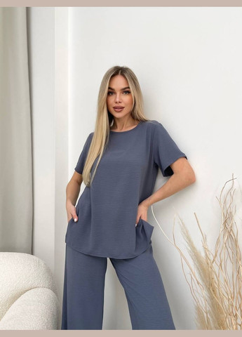 Жіночий прогулянковий костюм сiрого кольору 32032 Fashion (324757055)