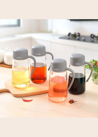 Емкость для масла и уксуса My Home 0.6 л Прозрачная (KP09 S T/GRAY) MVM (301002366)