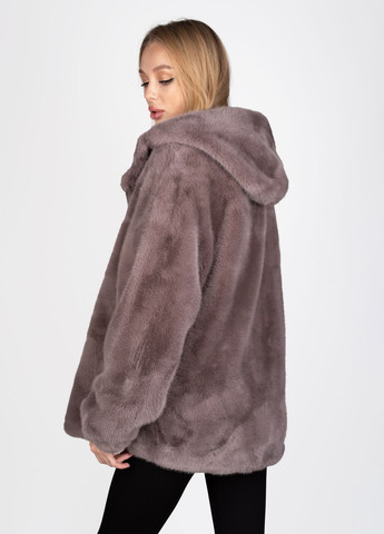 Коричнева зимня шуба жіноча 344778 Power