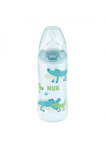 Пляшечка для годування NUK first choice plus крокодили 300 мл синя (268142438)