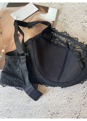 Чорний мереживний чорний бюстгальтер на 5 розмір Lanny Mode