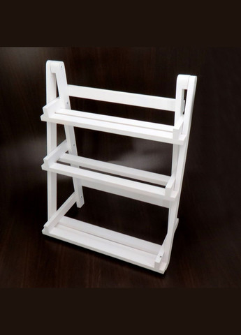 Полка настенная для цветов из дерева Сан-Бернарду зефир (ЦВС-002220) No Brand (328226816)