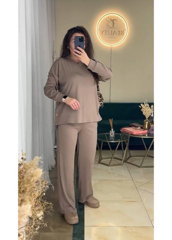 Стильный костюм двойка (кофта + штаны) No Brand (360957272)