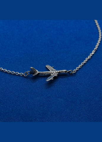 Срібний браслет "Літак" No Brand (350667591)