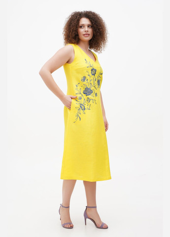 Жовтий сукня пава, р., код 0288/46/163 ГАЛЕРЕЯ ЛЬОНУ